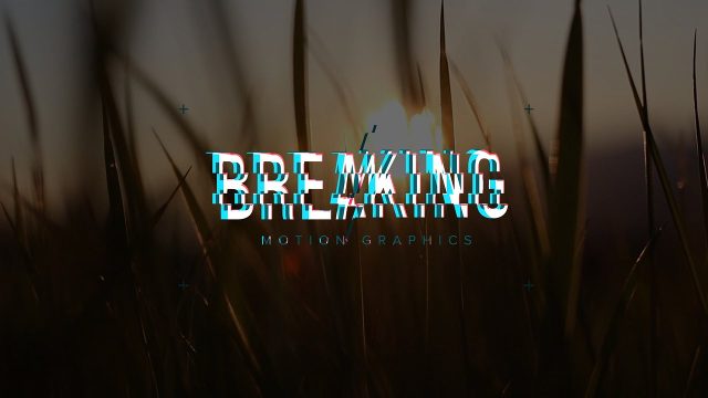 Powerful Glitch Titles for Fashion with Text Effects in 4K UHD