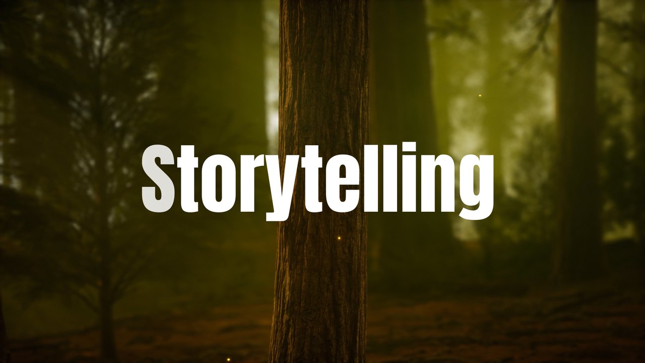 Sunlit Forest Storytelling Text Animation After Effects Template for Brand Narratives