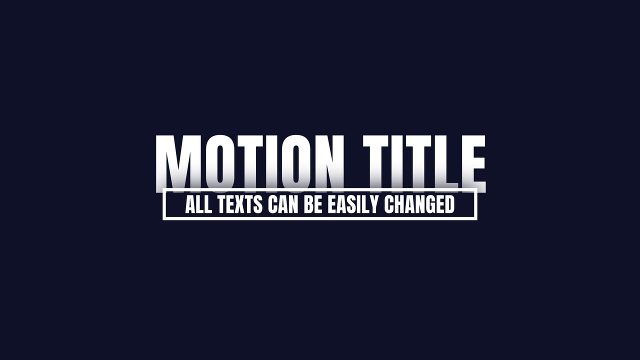 Bold Headline Text Animations with Overlapping Outline Subtitle Box Premiere Pro Template