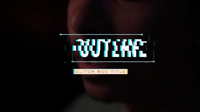 Gritty Glitch Titles and Text Animations in 4K After Effects Project
