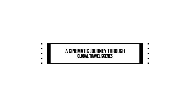 Dotted Side Box Headline – Free After Effects Template for Tourism Promos