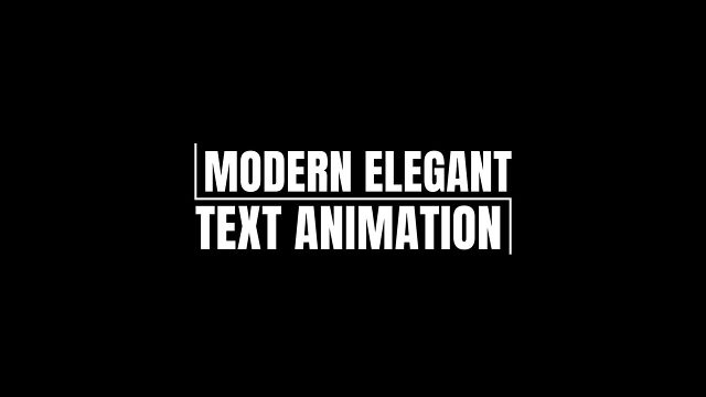 Sleek and Stylish Animated Text Premiere Pro PRPROJ Template