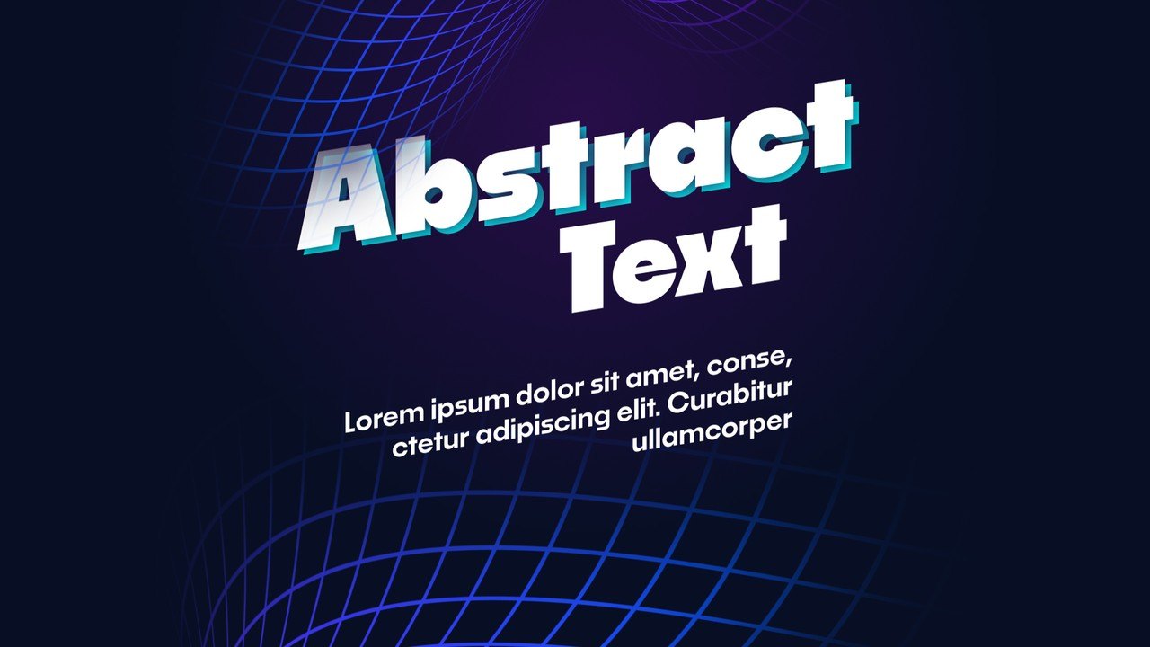 Tech Italic Text Card Animations on Wire Horizon Premiere Pro MOGRT