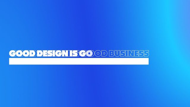 Creative and Slick Motion Typography