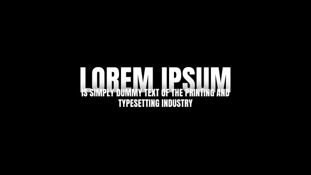 After Effects Overlap Caption Corporate Headline Animation Template