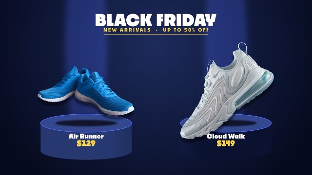 Double Stage Black Friday Flash Sale Promo Premiere Pro MOGRT