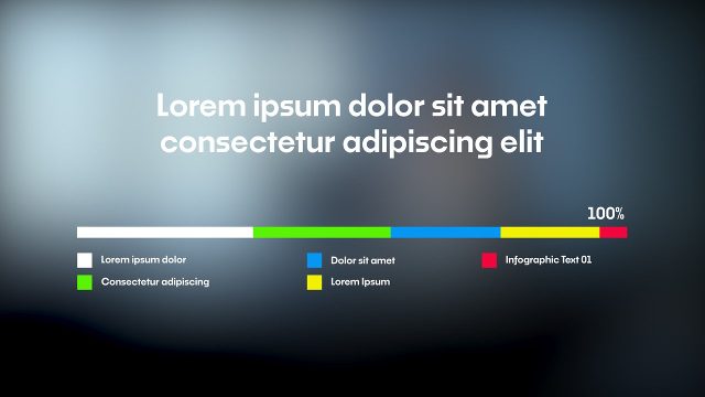 Percentage Line Infographics Animation for Business Data Premiere Pro MOGRT Templates