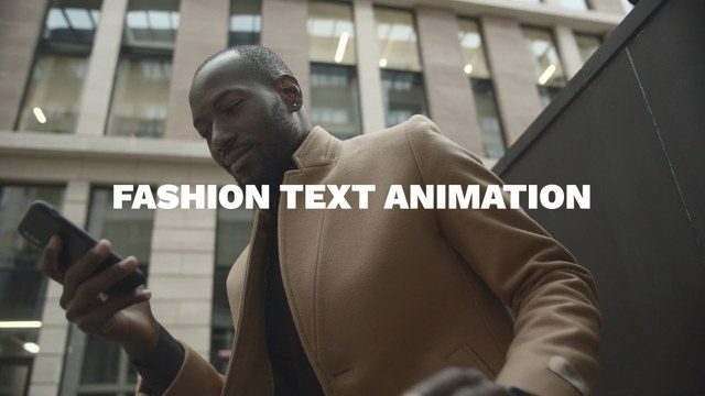 Fashion Free 4K Text Animation After Effects Template for Stylish Promos