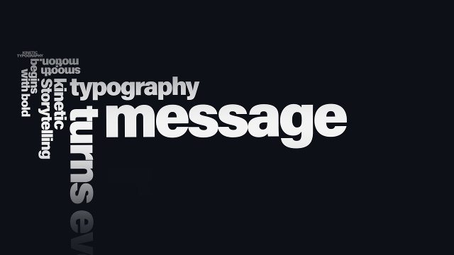 Smooth Kinetic Storytelling Typography Premiere Pro MOGRT with Stacked Lowercase Words