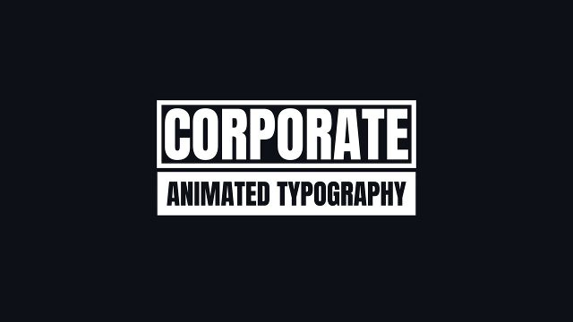 Stylish Business Animated Text Premiere Pro Motion Graphics Template