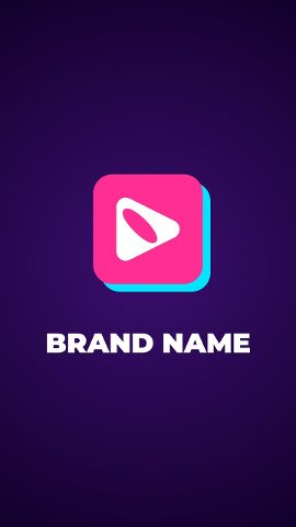 Vertical Logo Animation Template