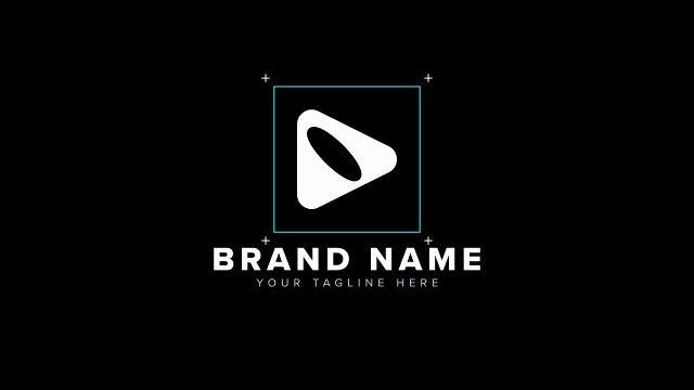 Framed Glitch Logo Reveals with Dubstep Sound Effects Premiere Pro MOGRT