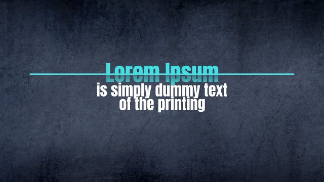 Stylish Headline Animation featuring Cyan Line Through and Two Lowercase Rows Template for After Effects
