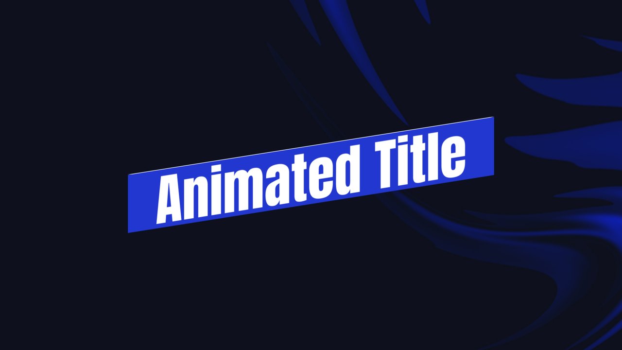 Ribbon Fold Condensed Corporate Text Animations Premiere Pro MOGRT