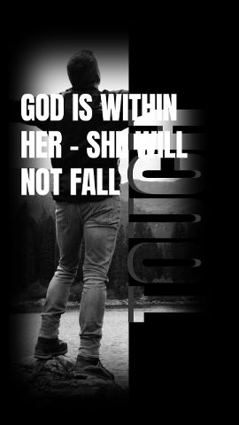 Vertical Motivational Quote Story Text featuring Cutout and Outline Word After Effects Template