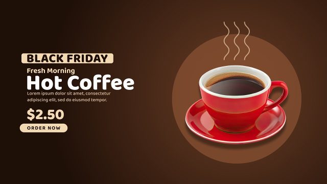 Warm Circle Backdrop Black Friday Promo Animations MOGRT for Premiere Pro