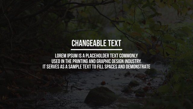 Minimal Headline and Paragraph Headline for Documentary Films – Free After Effects