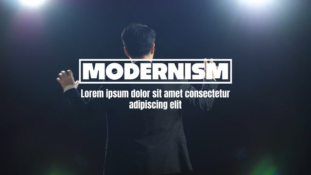 Framed Title over Paragraph Modernism Text Animations Template for Adobe Premiere Pro