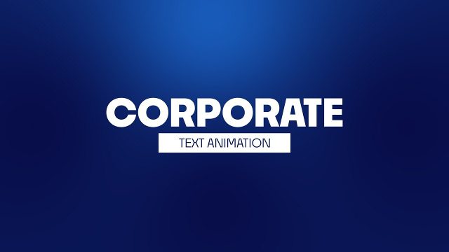 Business Word Title Animation with Mini Tag Premiere Pro MOGRT