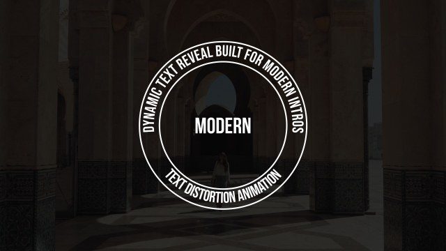 Modern Dynamic Text Animation Free After Effects Template