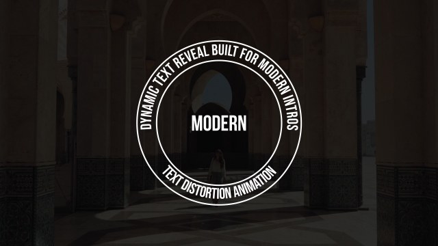 Modern Dynamic Text Animation Free After Effects Template