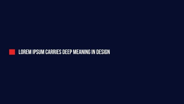 News Headline: Red Square Line – Free After Effects Project