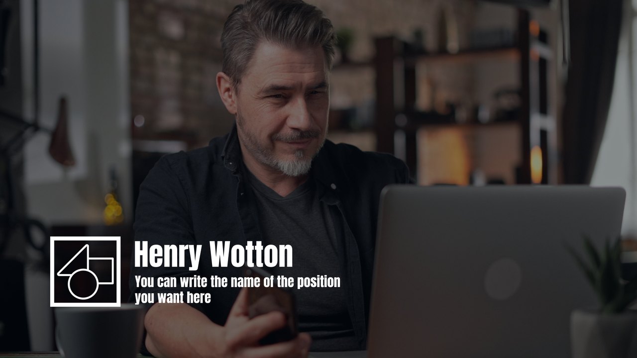 Shop Owner Emblem Bio Lower Third After Effects Template