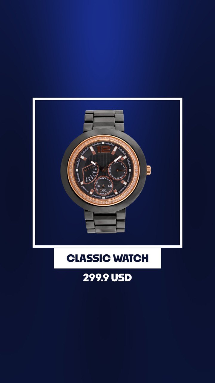 Vertical Outline Frame Price Label Product Showcase Story After Effects Template