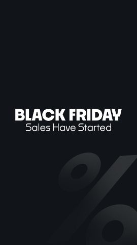 Vertical Percent Symbol Black Friday Sale Text Promo After Effects Template