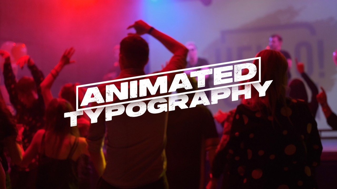 Rocking Hollow Border Party Heading Animation After Effects Template