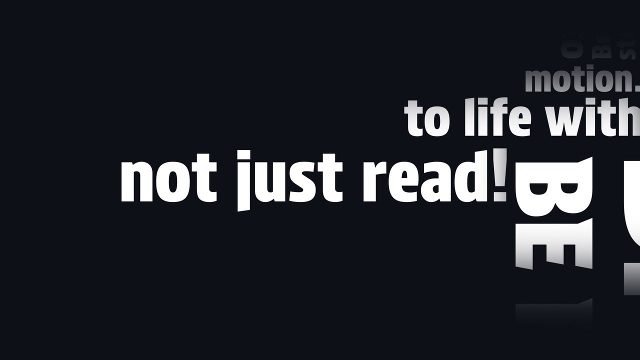 Dynamic Message Kinetic Typography with Flowing Words After Effects Template