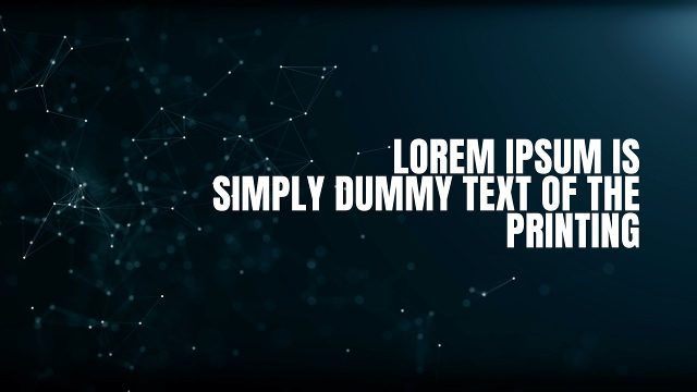 Right Aligned Caps Text Block Corporate Animation After Effects Template