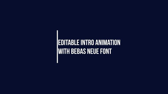 Business Hairline Condensed Typography – Free Premiere Pro Template