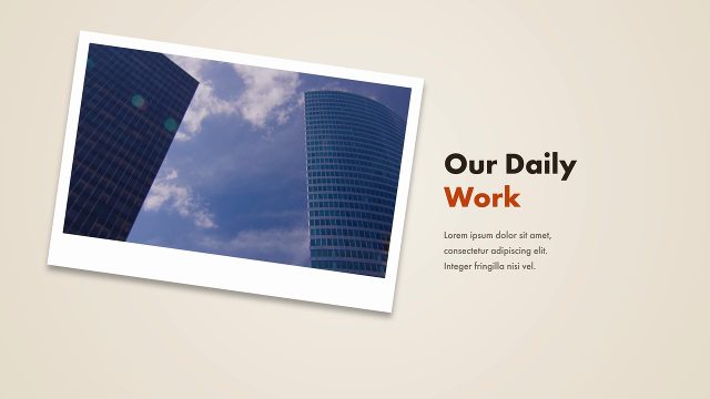 Polaroid Style Business Slideshow for Brand Stories Premiere Pro Template