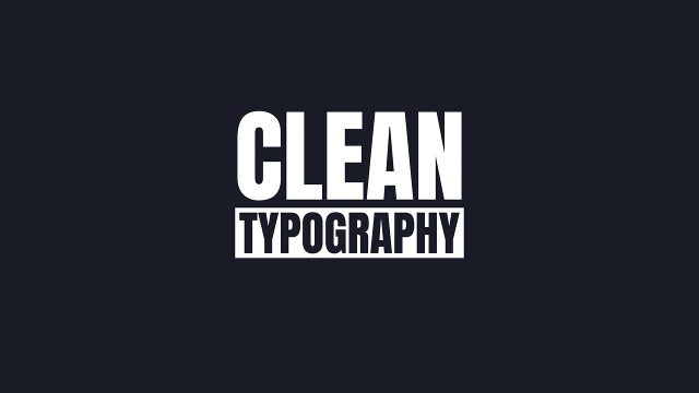 Simple Stacked Condensed Lines in Two Sizes Titles for Charity Videos After Effects Templates