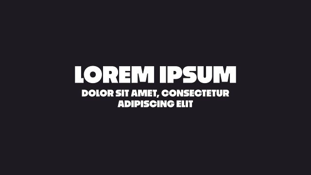 Bold Headline Minimal Animated Titles for Food Videos After Effects Template Pack