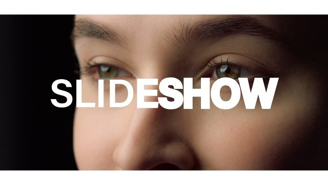 Red Tone Cinematic Portrait Slideshow Opener Premiere Pro MOGRT