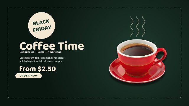 Black Friday Retail Offer with Stitched Border and Price Drop Premiere Pro MOGRT