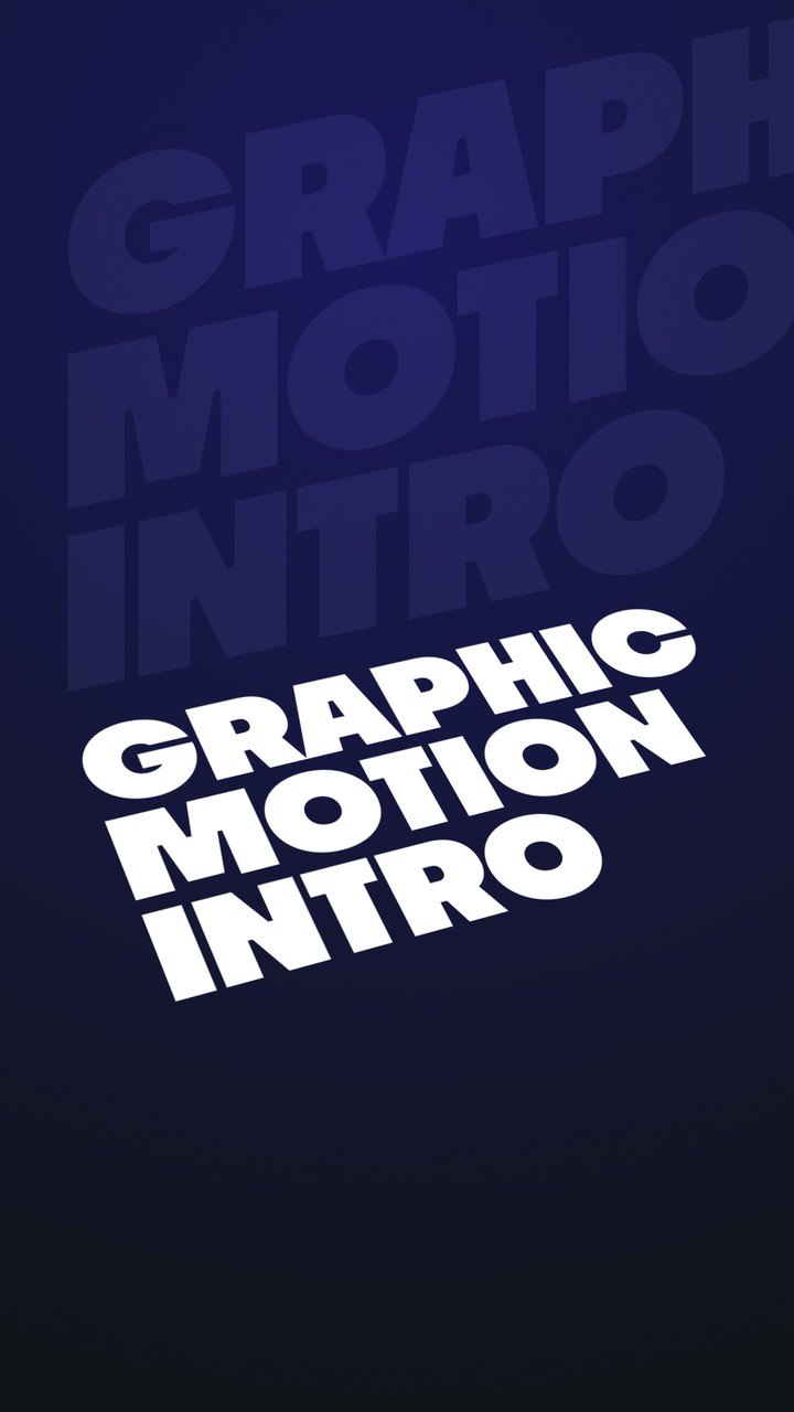 Vertical Tilted Caps Echo Effect Title Animation After Effects Template