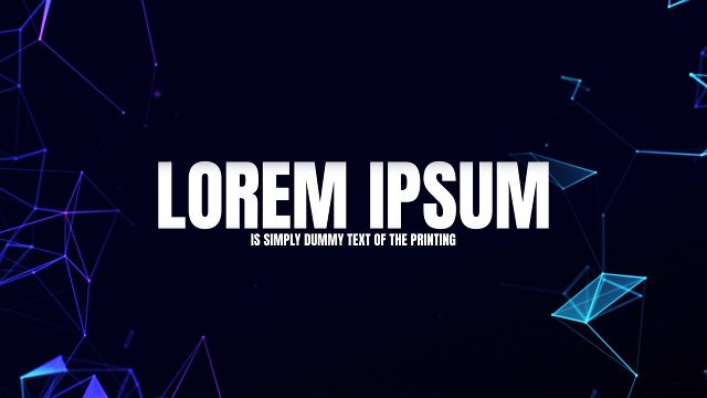 Clean Spaced Falling Letters Headline Title Template for After Effects