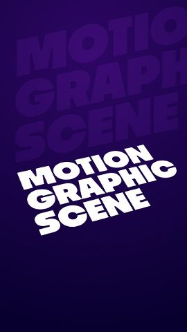 Vertical Heavy Caps Typography Title with Violet Echo Layer Premiere Pro MOGRT