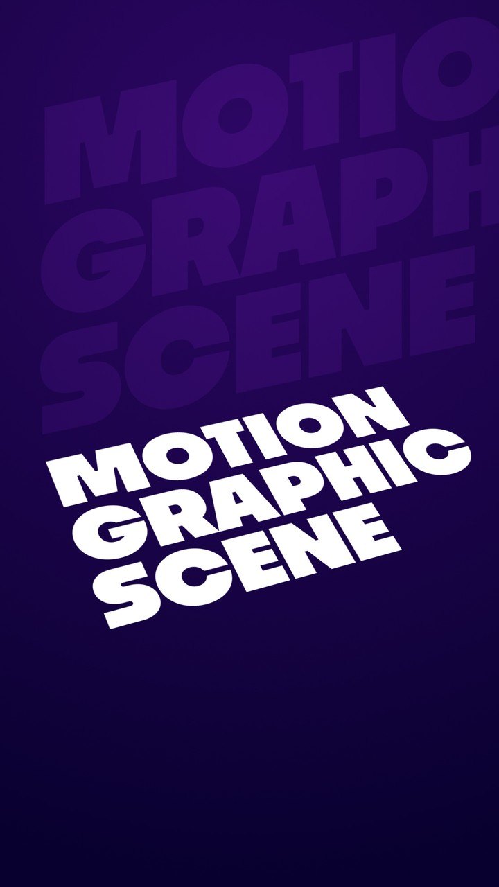 Vertical Heavy Caps Typography Title with Violet Echo Layer Premiere Pro MOGRT