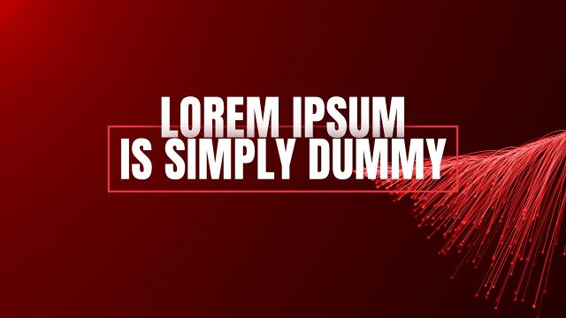 Creative Two Line Caps Text Animations with Red Outline Box for Channel Intros MOGRT Template