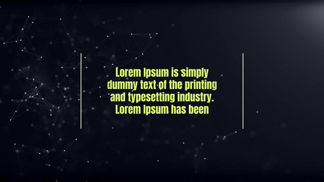 Stylish Small Paragraph Text Animation between Twin Rules After Effects Template Pack