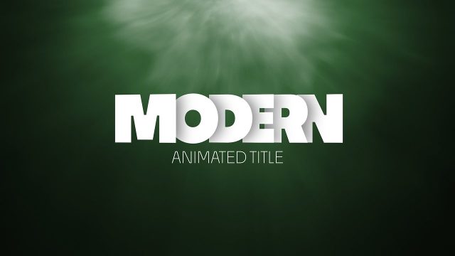 Corporate Presentation Text Effects