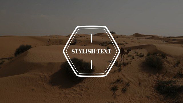 Stylish Text Animation Free Template for Modern Titles and Branding Videos