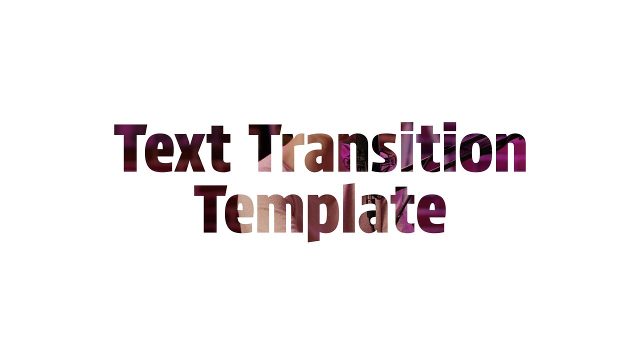 Clean Letter Cut-Outs Transitions with Two Line Heading on White Panel Motion Graphics Template for Premiere Pro