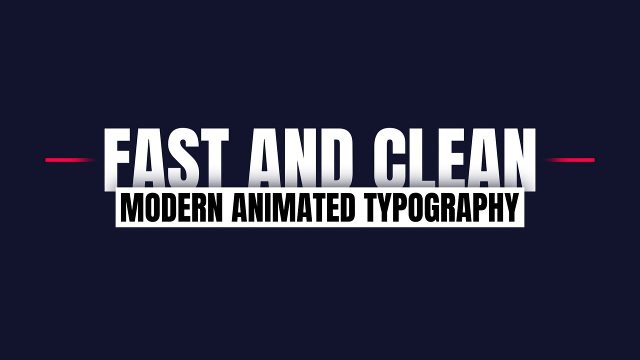 Corporate Condensed Text Animation with Red Side Lines and Boxed Subline for Startup Pitches After Effects Templates
