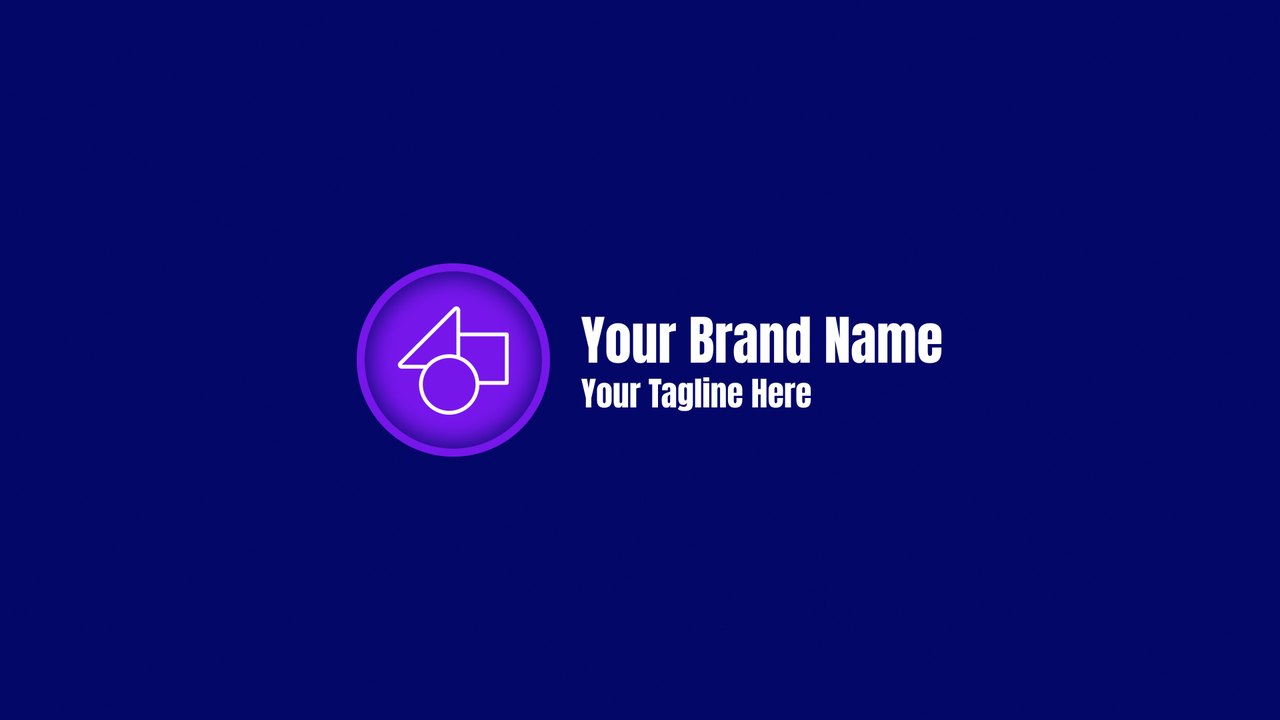 Glowing Round Emblem Logo Intro Premiere Pro MOGRT