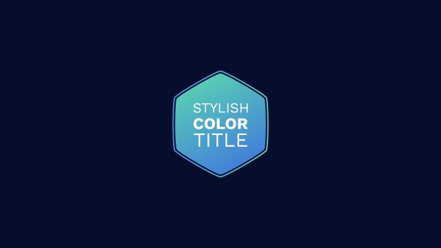 Minimal Gradient Hexagon Title Animation for Instagram Reels – Free After Effects